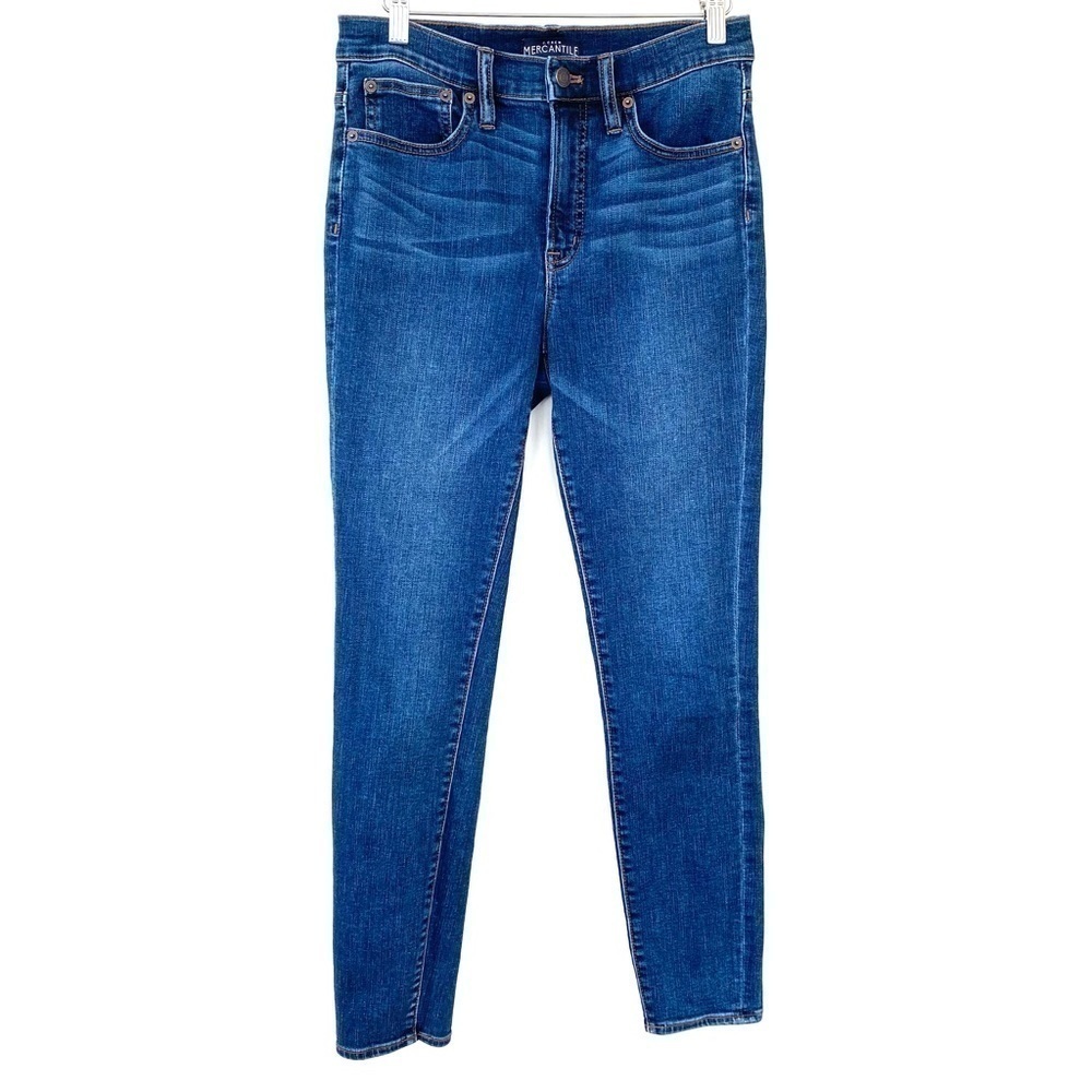 J. Crew Mercantile, high-rise skinny jeans with stretch